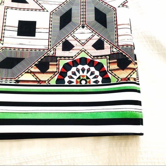 đť…şclover CANYON MULTI PATTERN NEOPRENE SLEEVELESS BODYCON DRESS - M - Picture 8 of 9